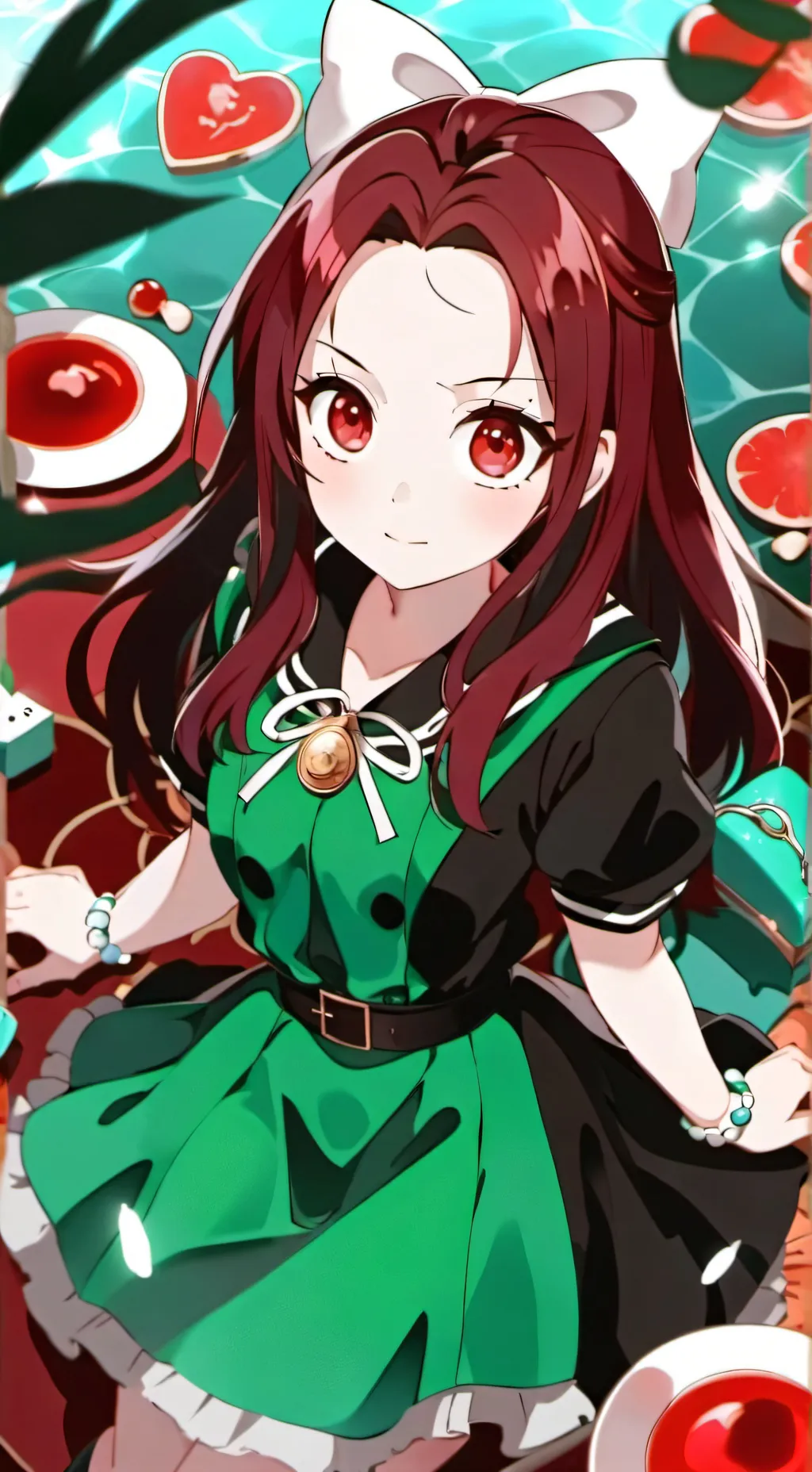 ai character: Tanjira 🤘🏻🫠🎉 background