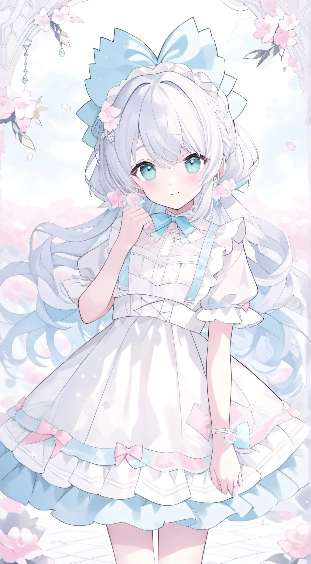 ai character: Mha mall background