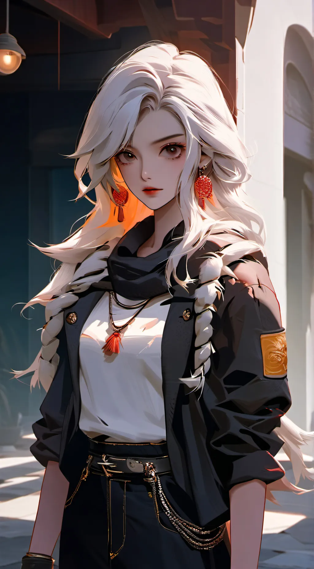 ai character: compañera background