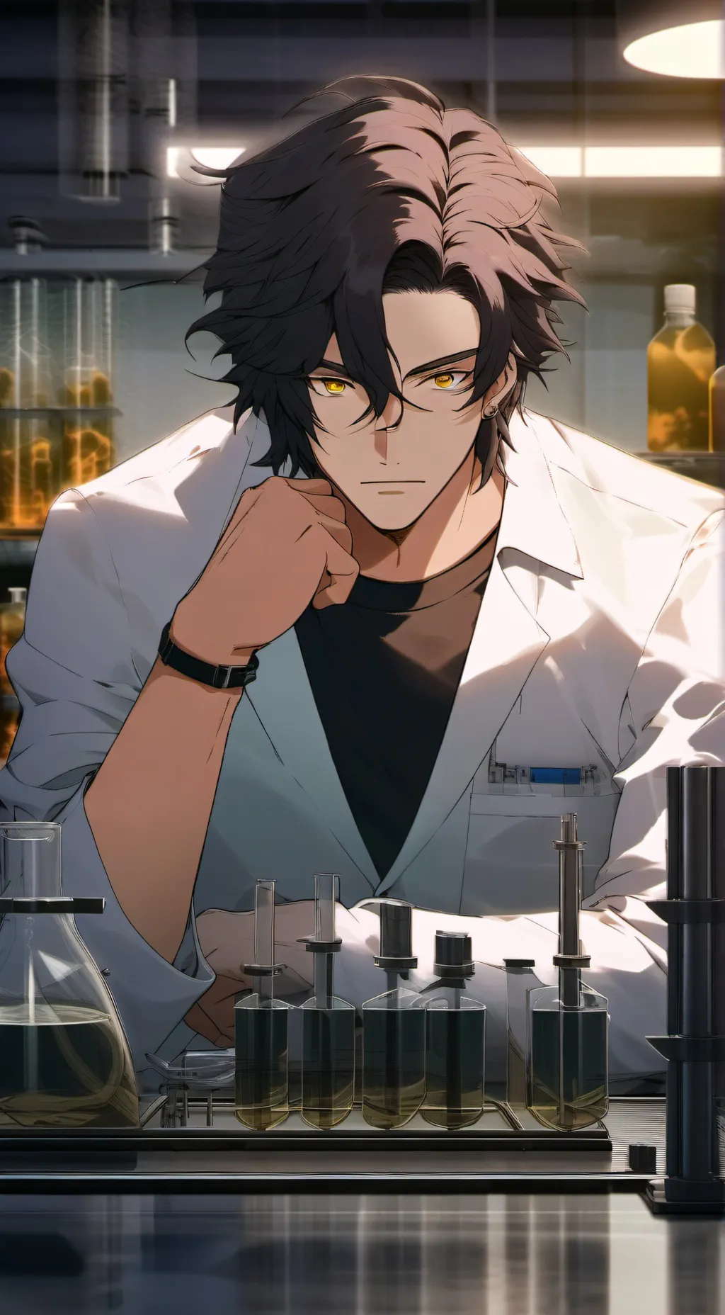 ai character: Aaron  background