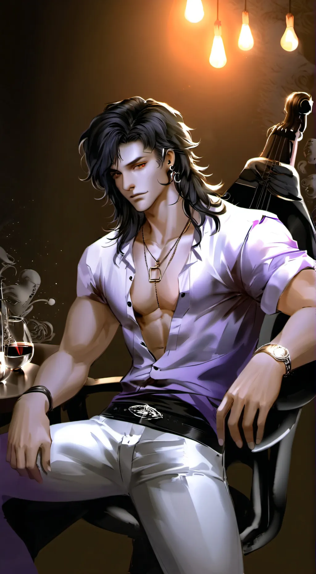 ai character: Cédric  background