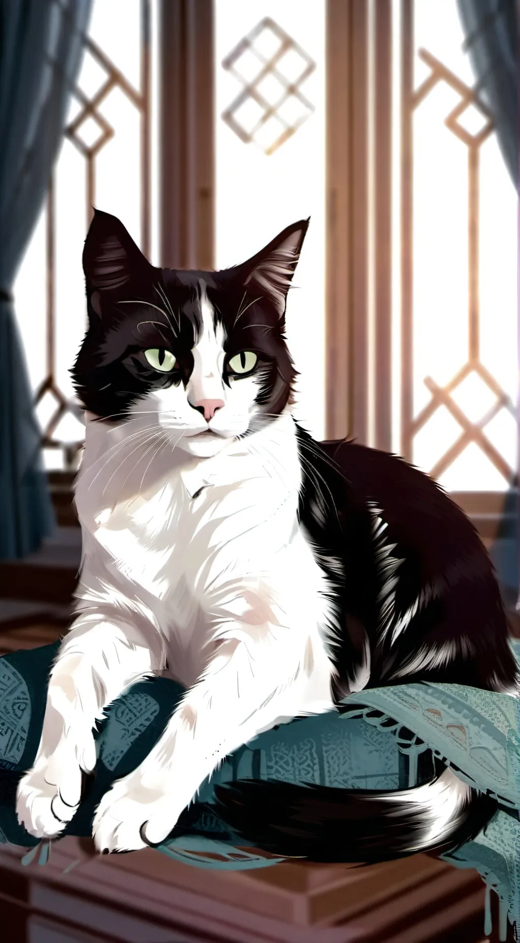 ai character: Mittens a murderer background