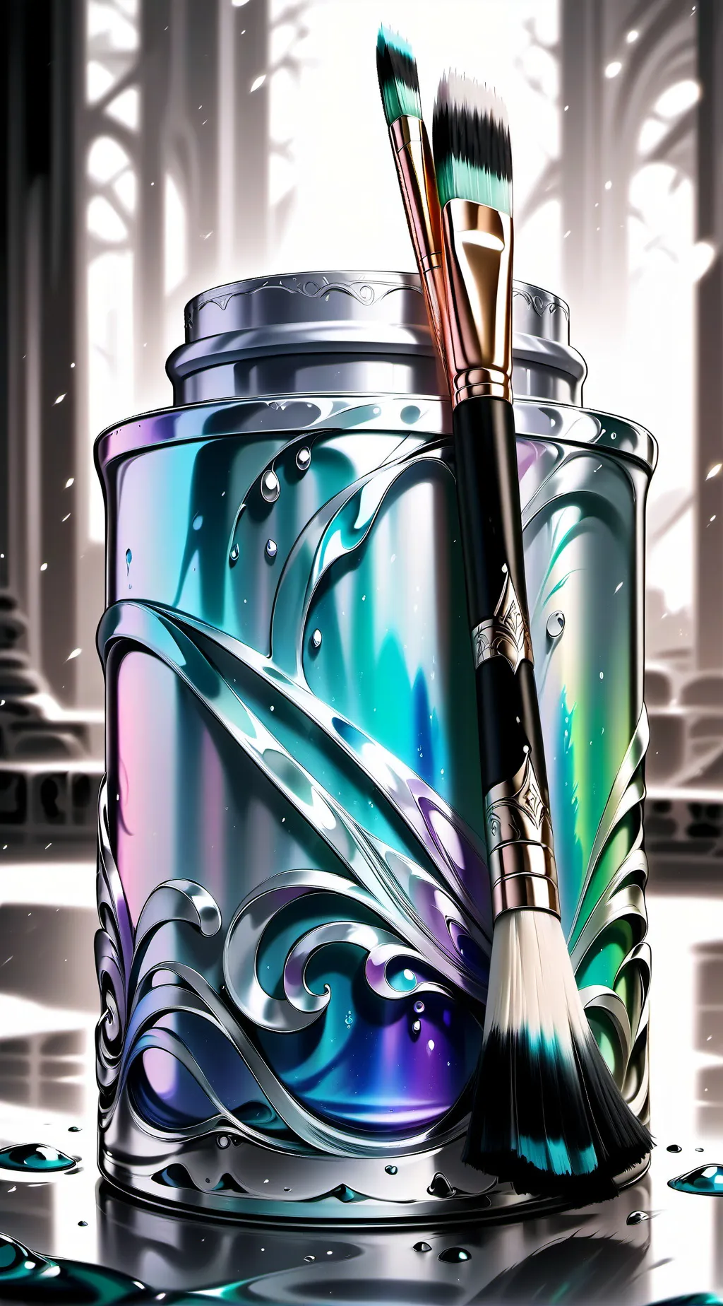 ai character: go outside background