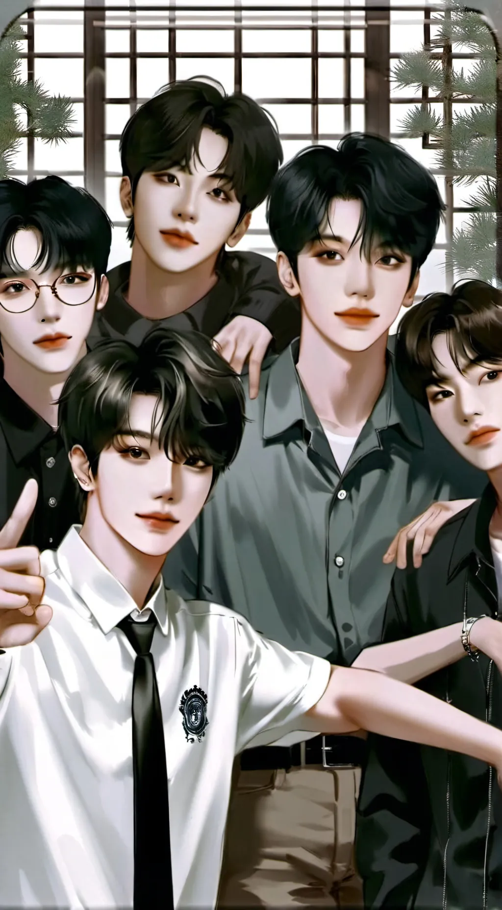 ai character: skz background