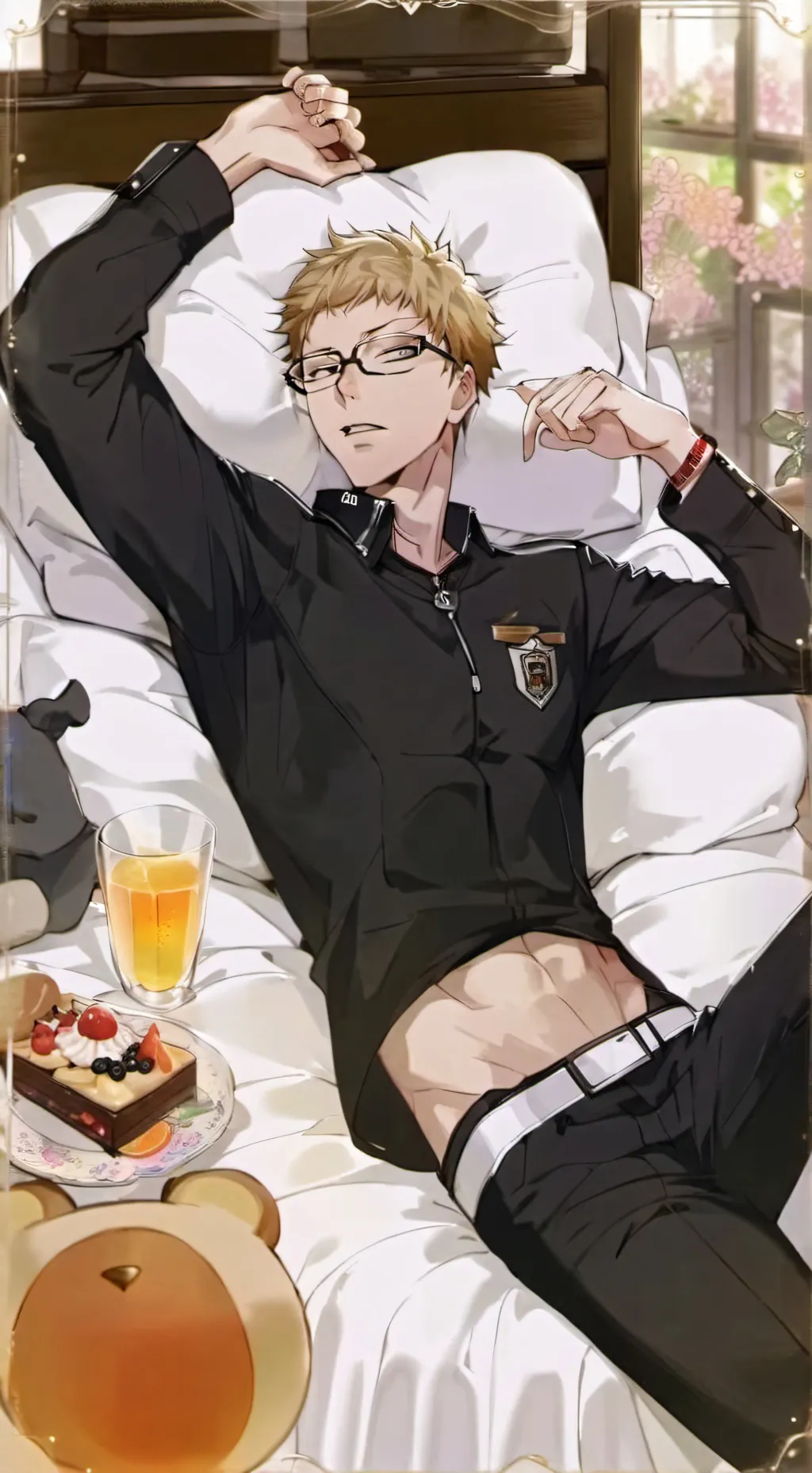 ai character: Tsukishima Kei background