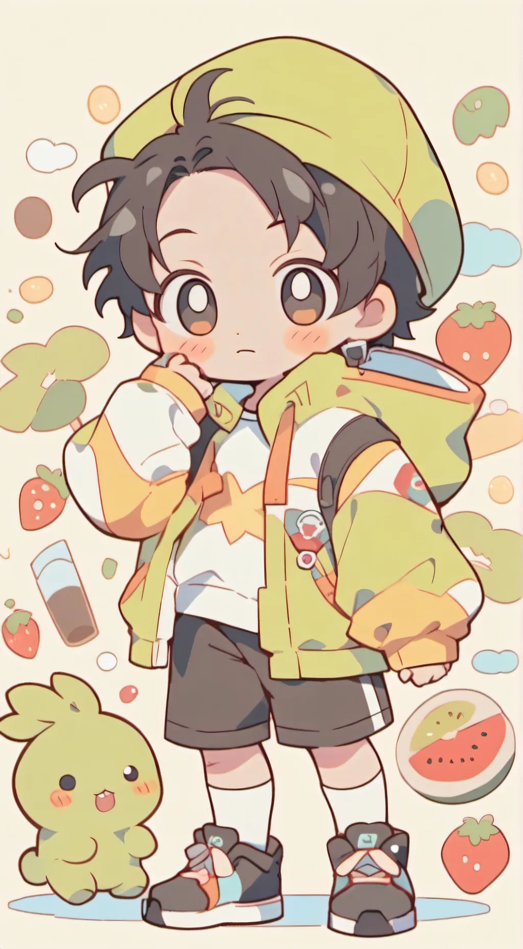 ai character: villainsattack mha background