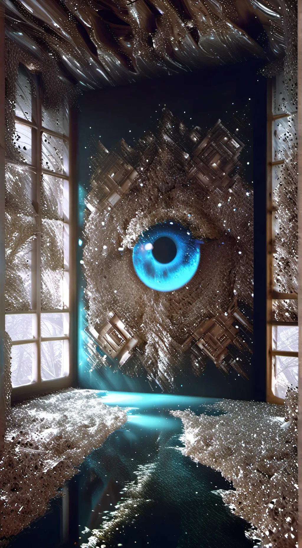 ai character: Announcement. background