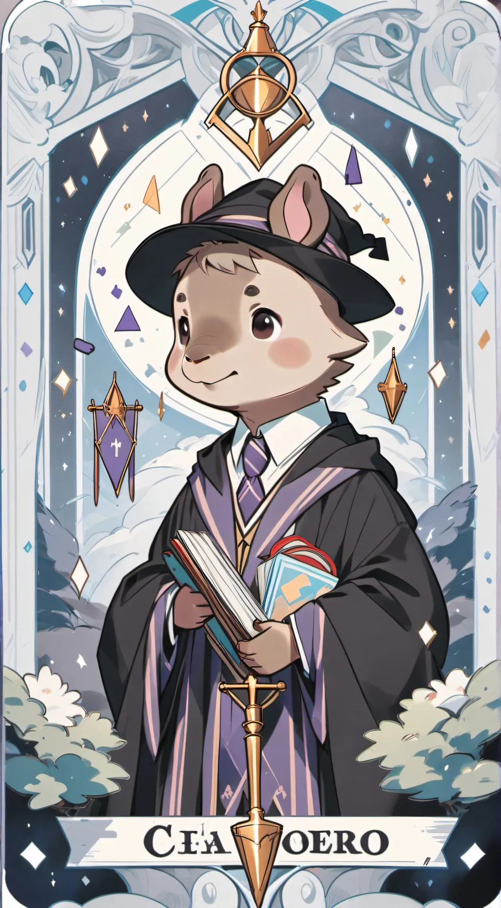 ai character: capi-bara background