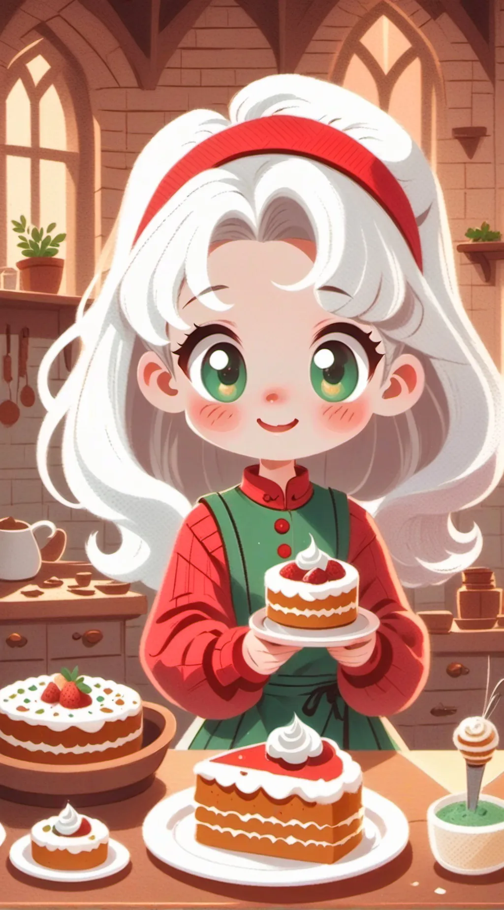 ai character: Ginger  background