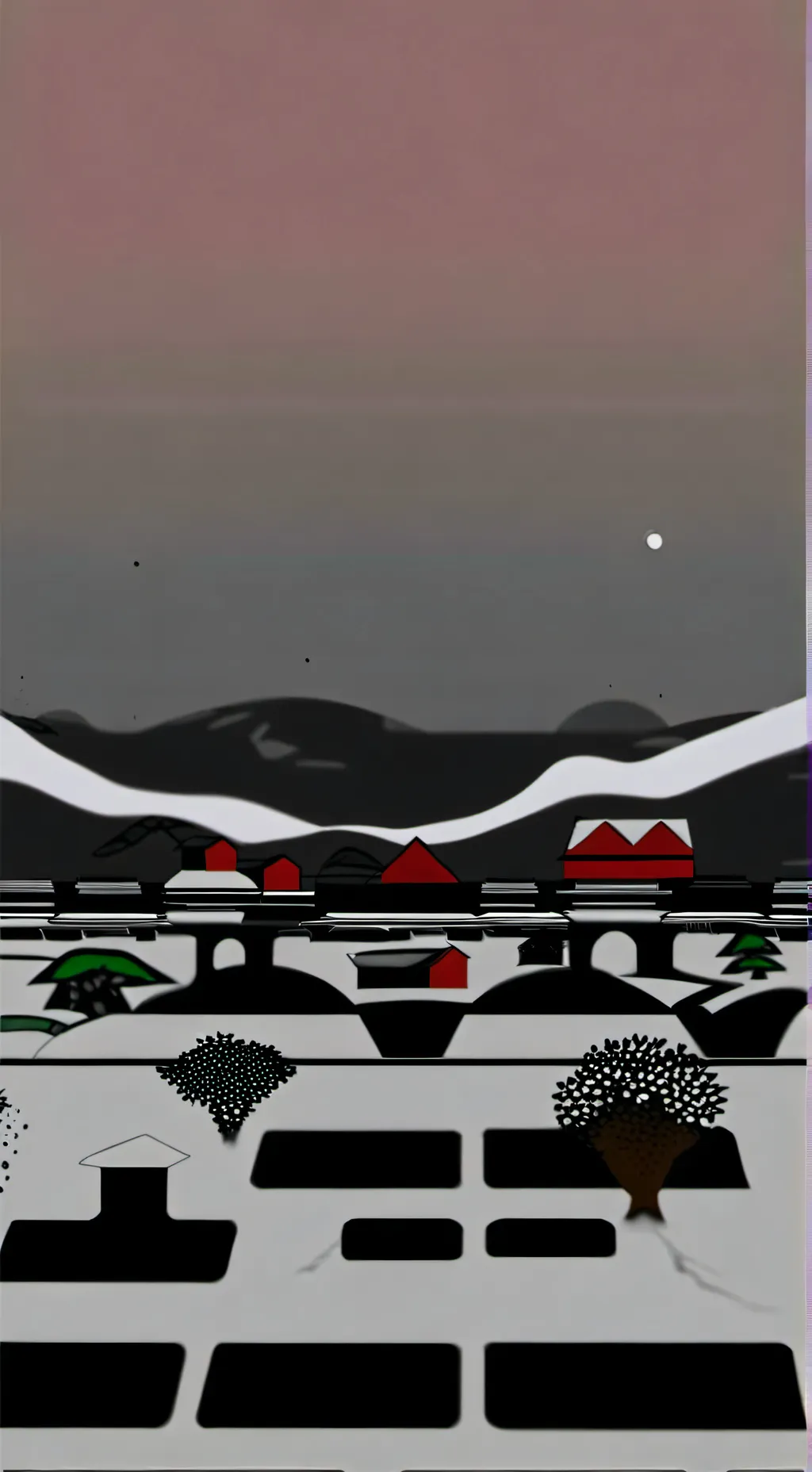 ai character: glisten background