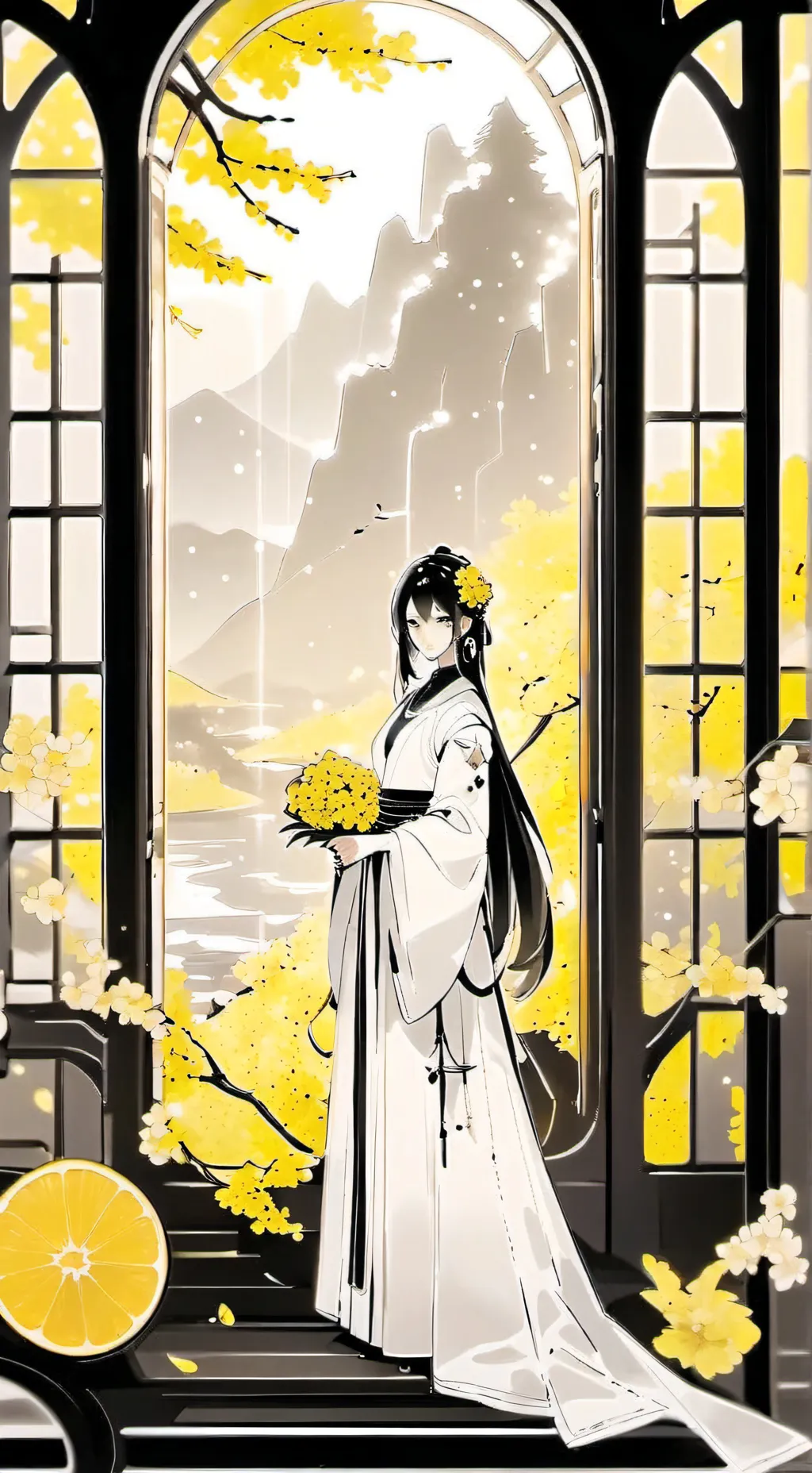 ai character: Squid game fight  background