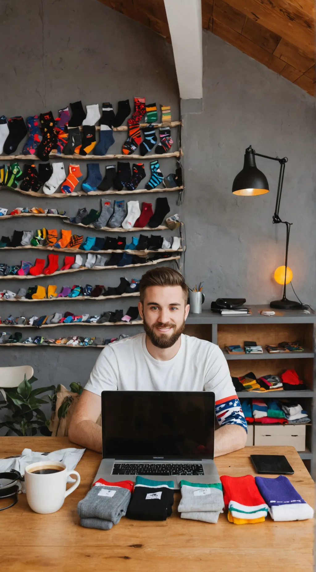 ai character: Sock Empire Tycoon background