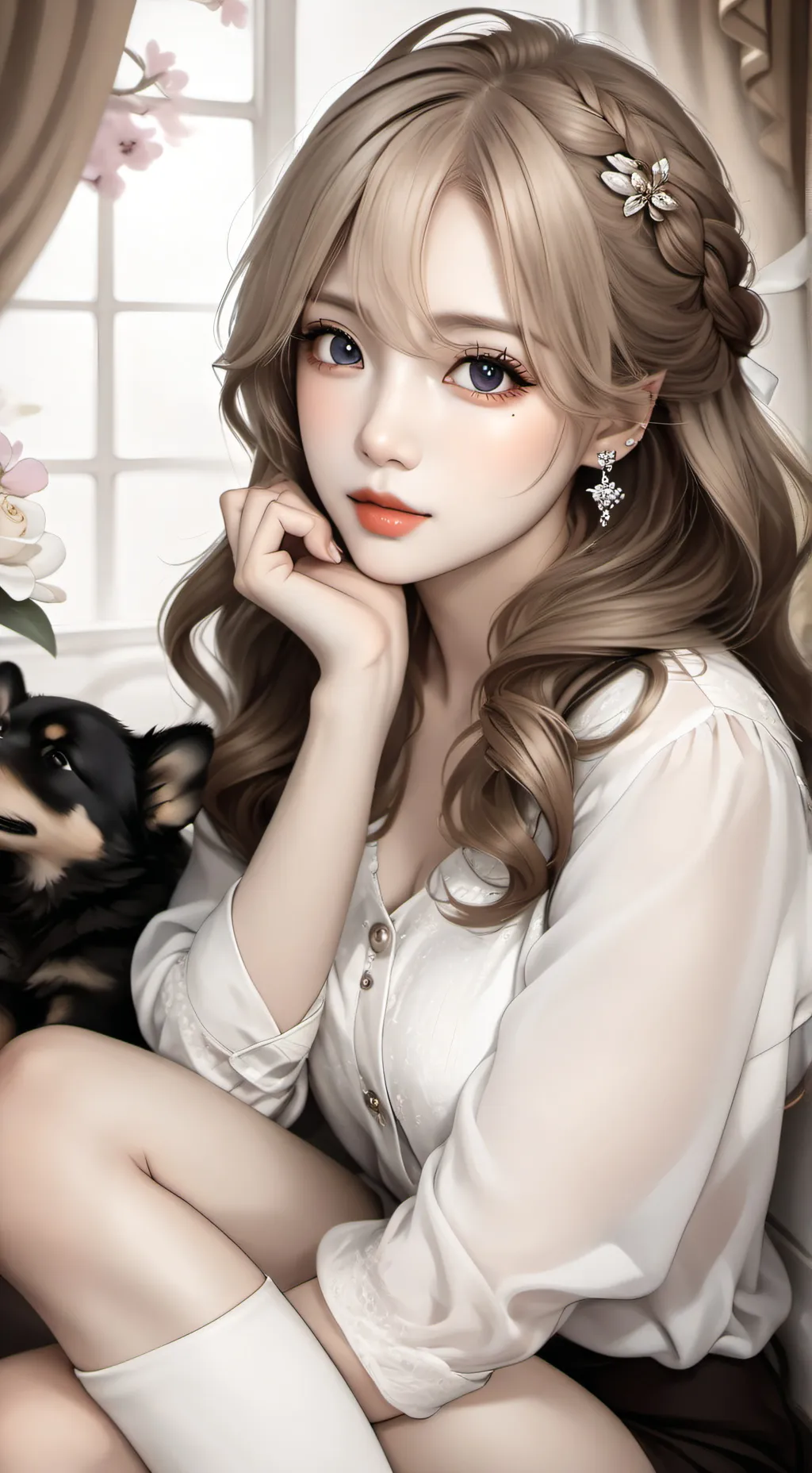 ai character: Lila background