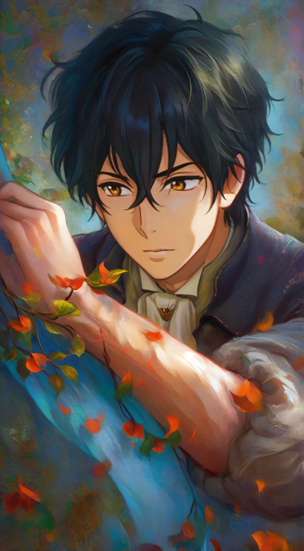 ai character: ★^ataki•° background