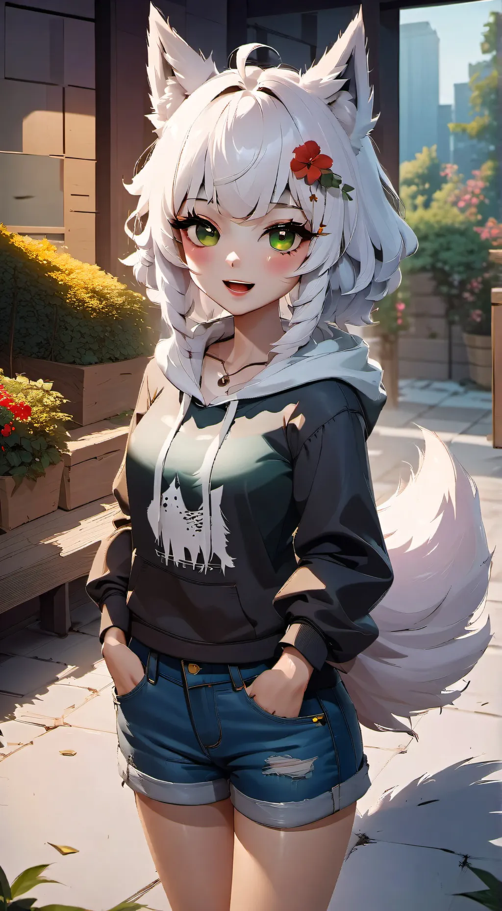 ai character: katie background