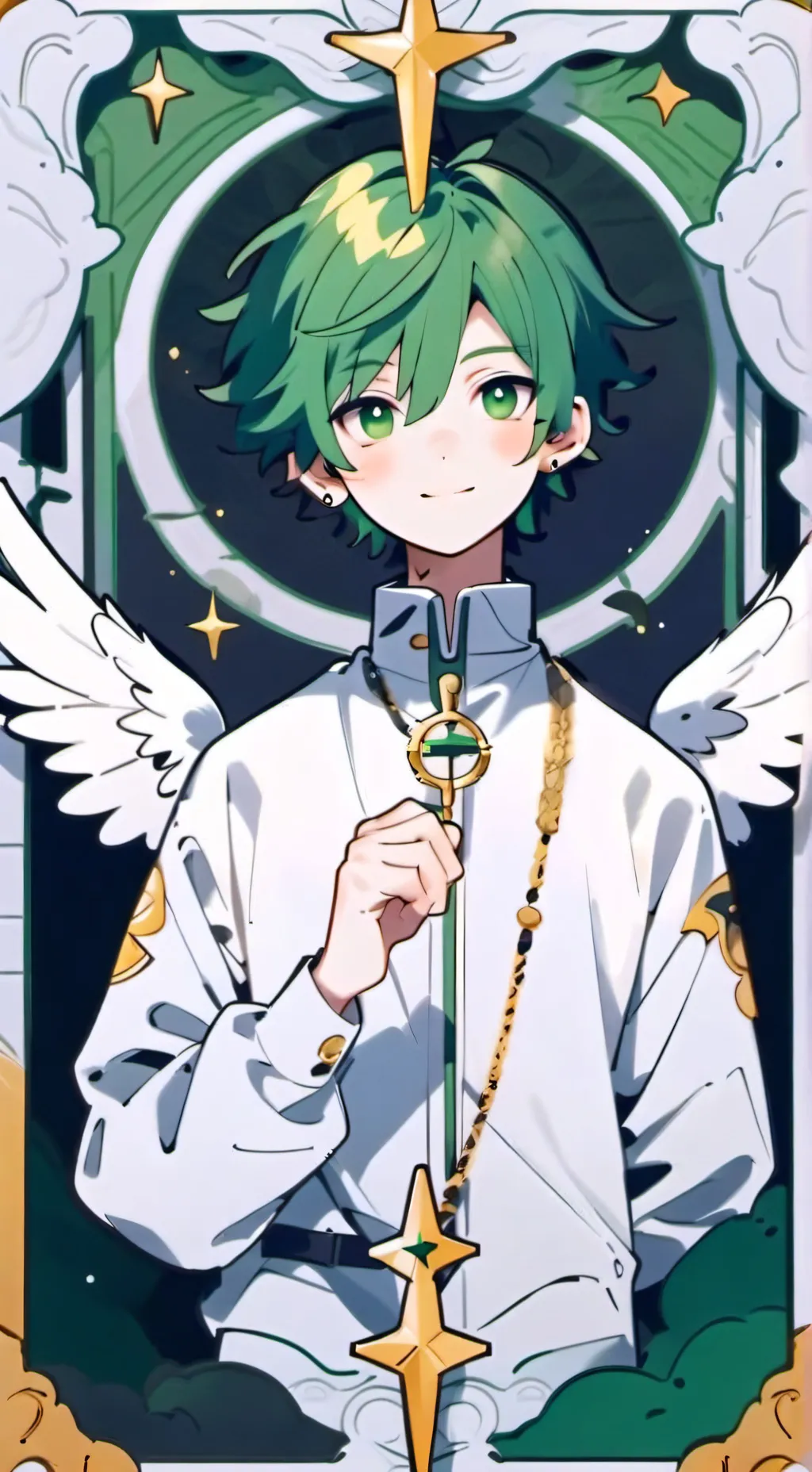 ai character: Bakugo y deku background