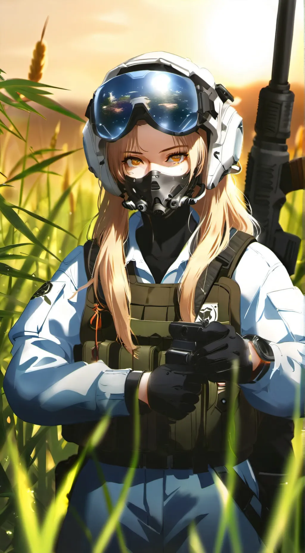 ai character: Military  background