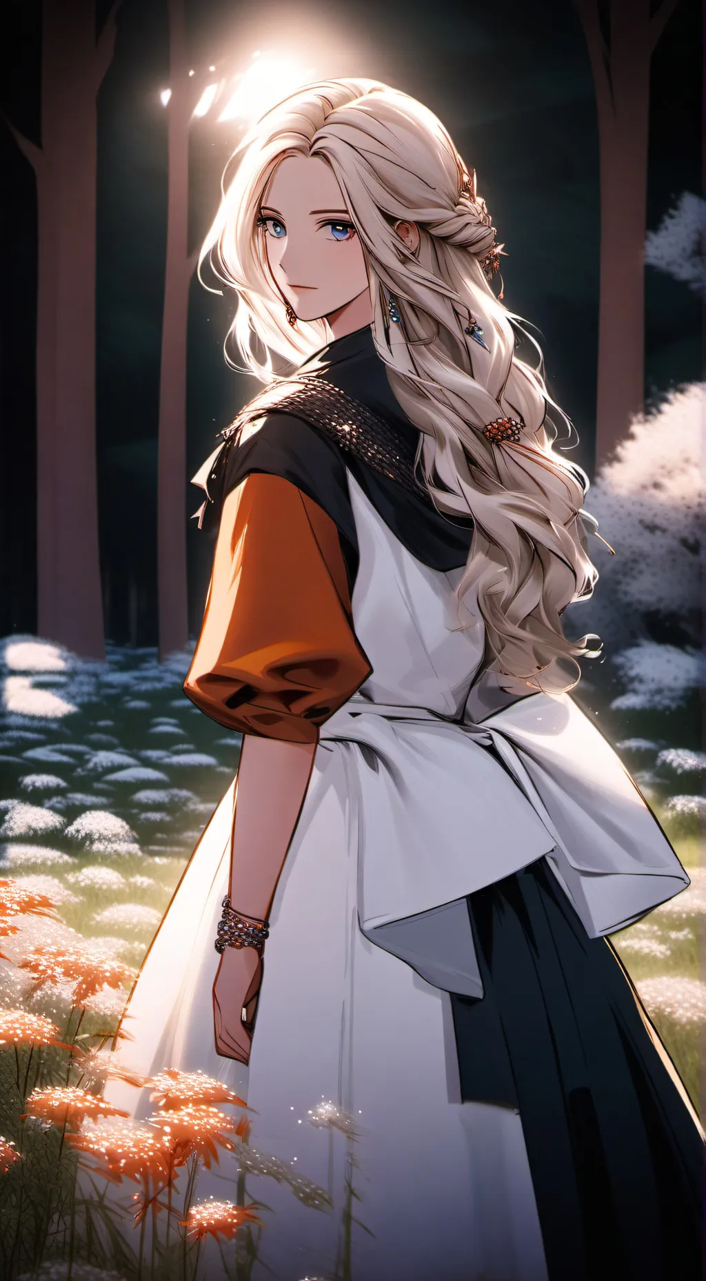 ai character: 🪻ᗰᗩᖇIE🪻 background