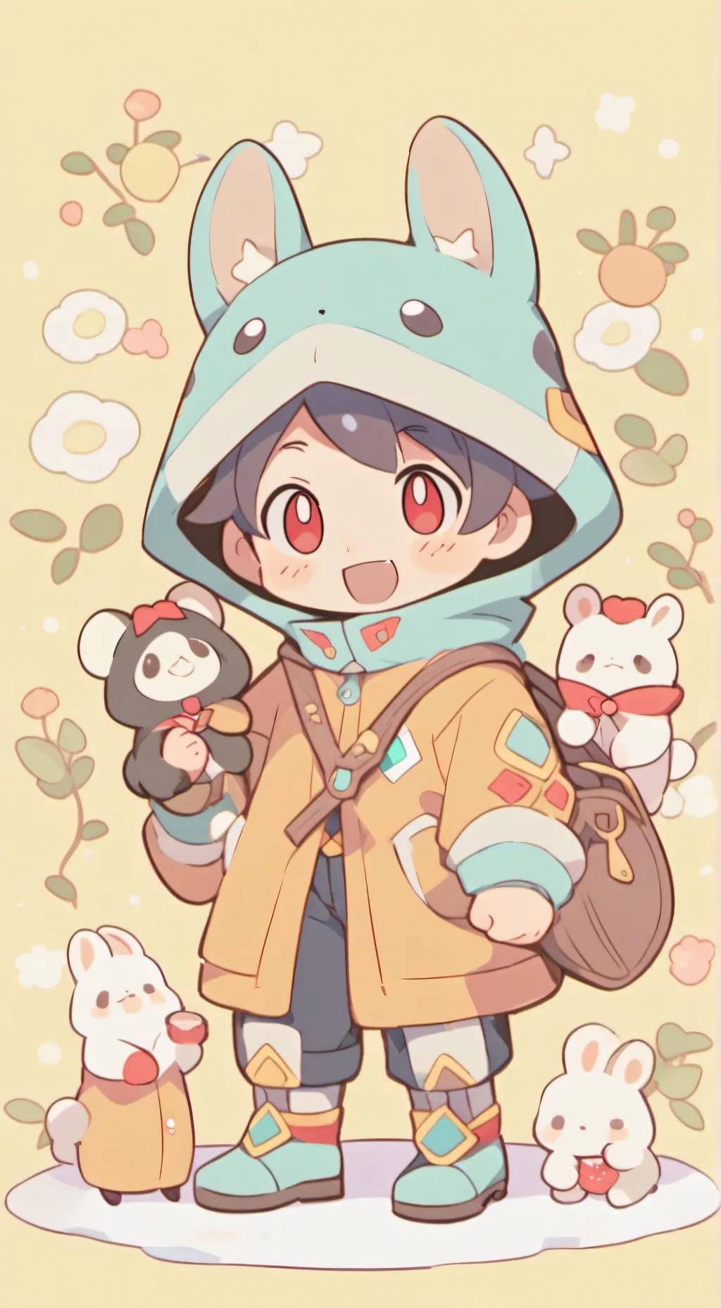 ai character: Julian and friends background