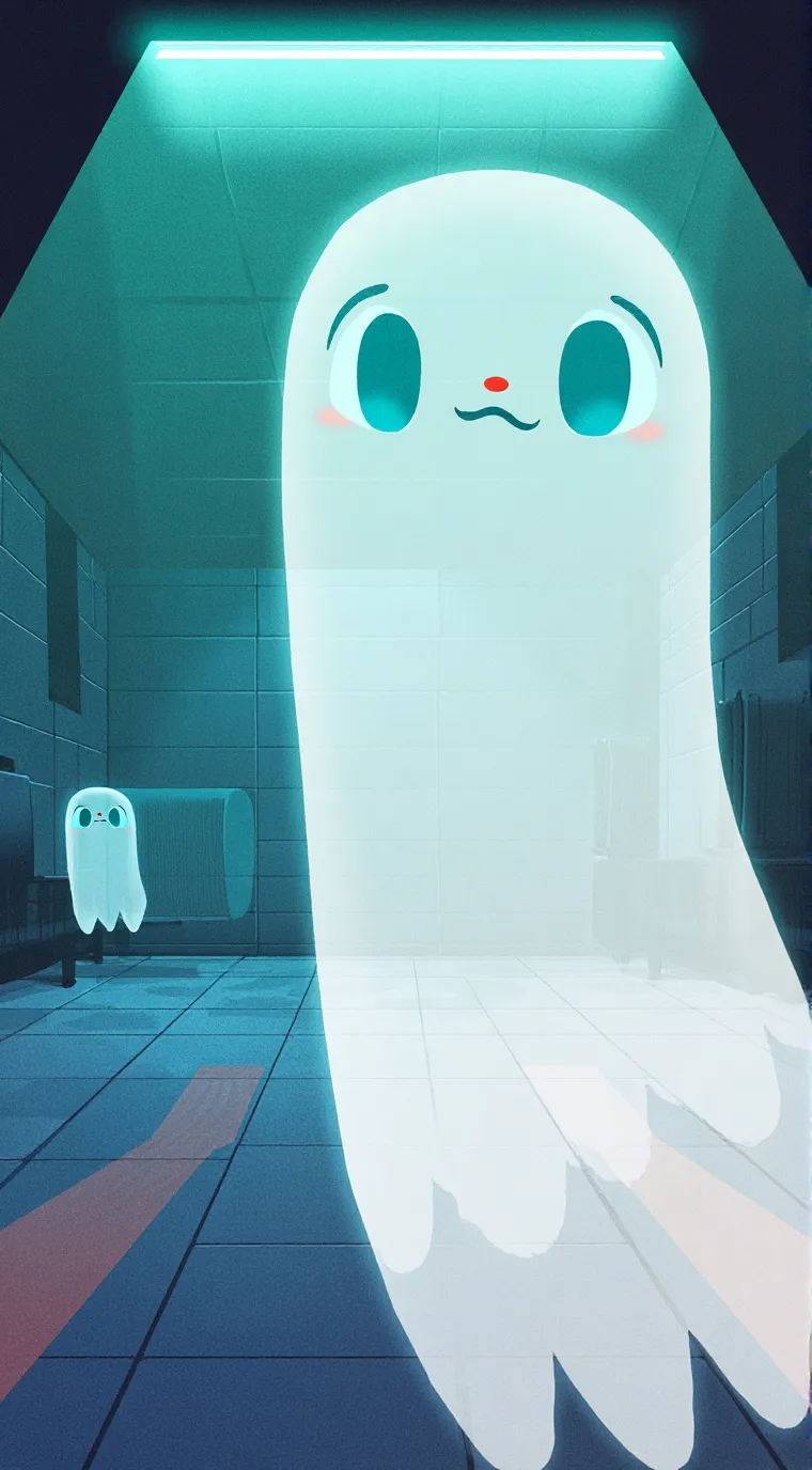 ai character: Ghostie background