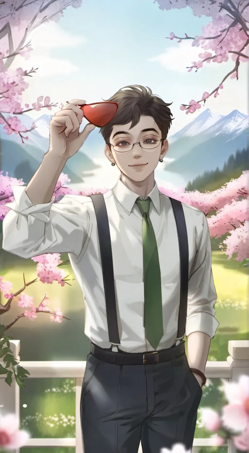 ai character: ~❤️ David ❤️~ background