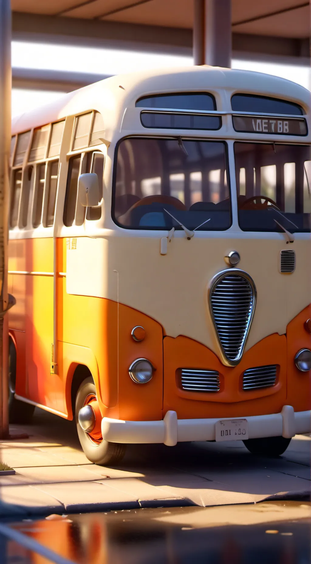 ai character: uppermoon roadtrip background