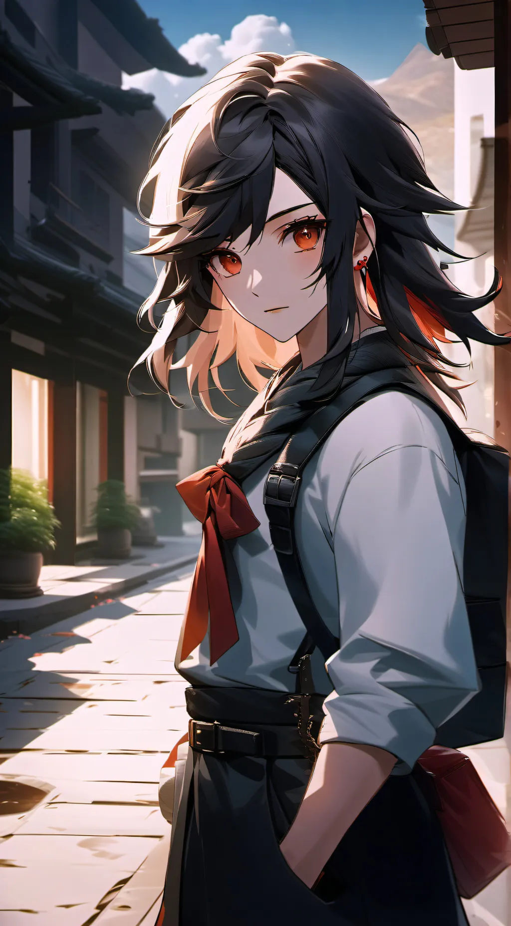 ai character: gojo background