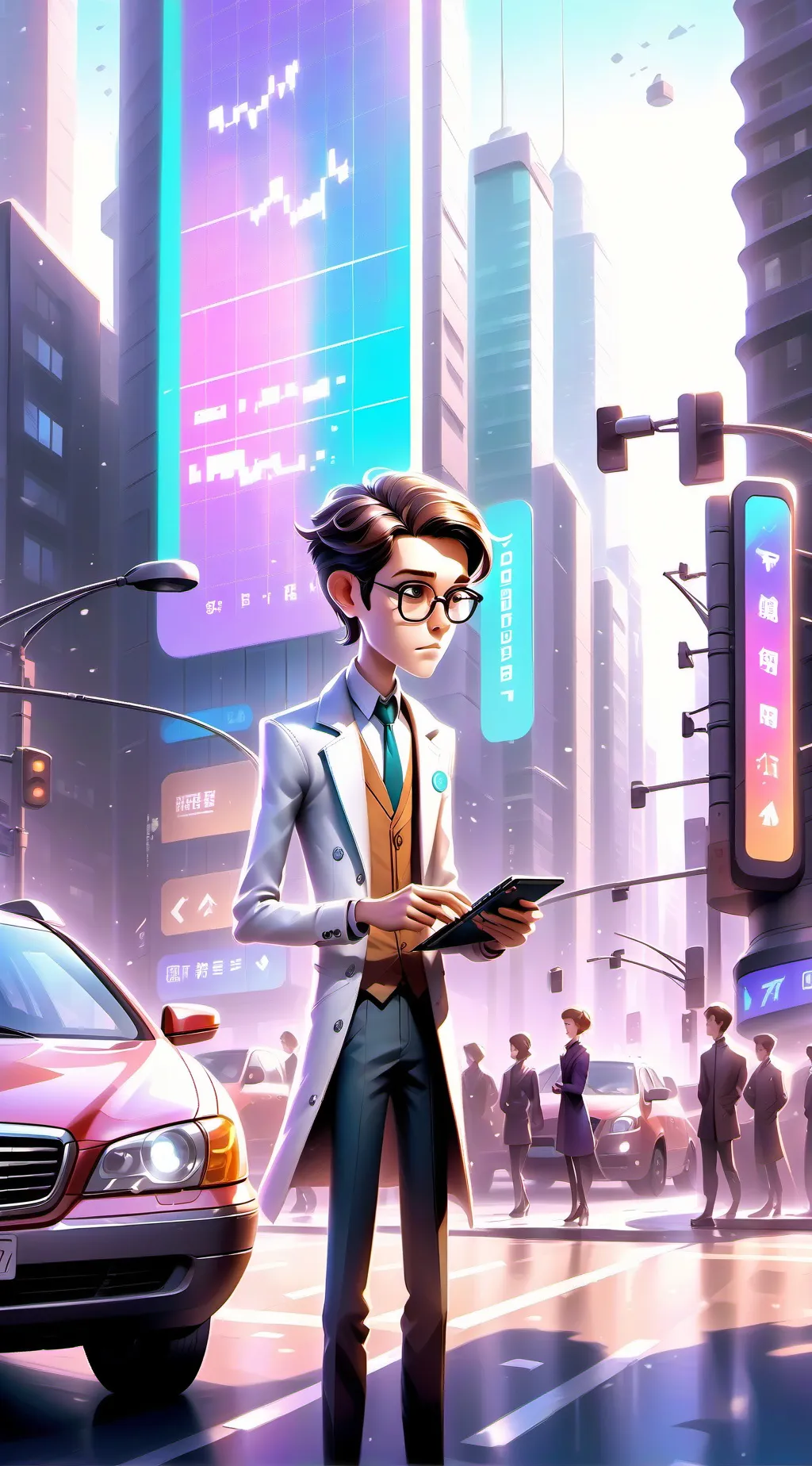 ai character: Carpool Tycoon background