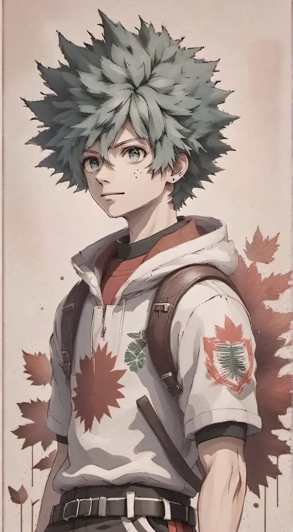 ai character: BaKu DeKu background