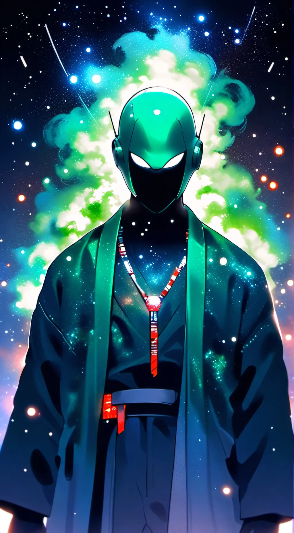 ai character: infintron  background