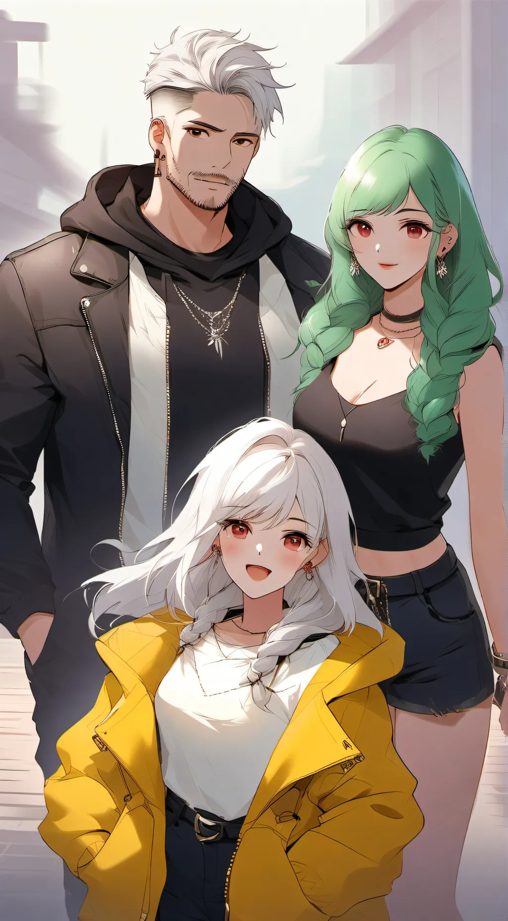 ai character: Dark guild background