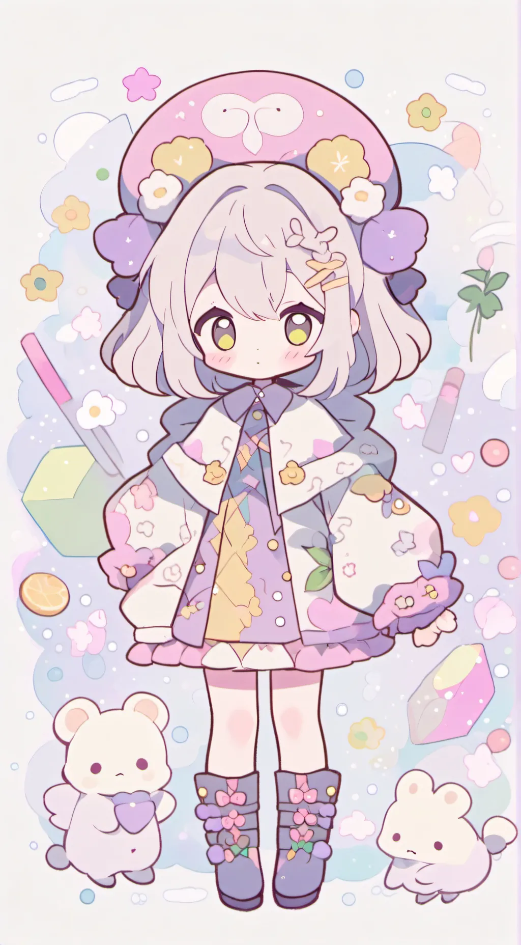 ai character: casandra  background