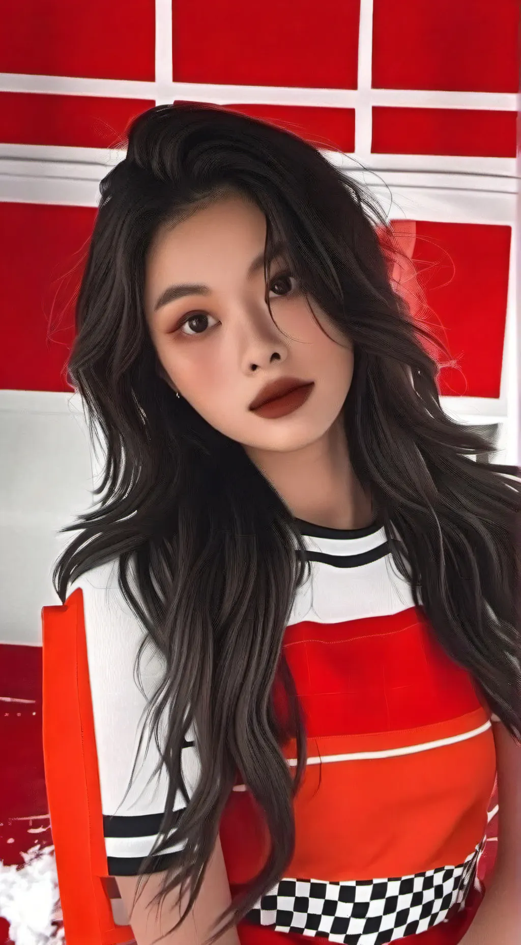 ai character: Fashiondesigner sk background