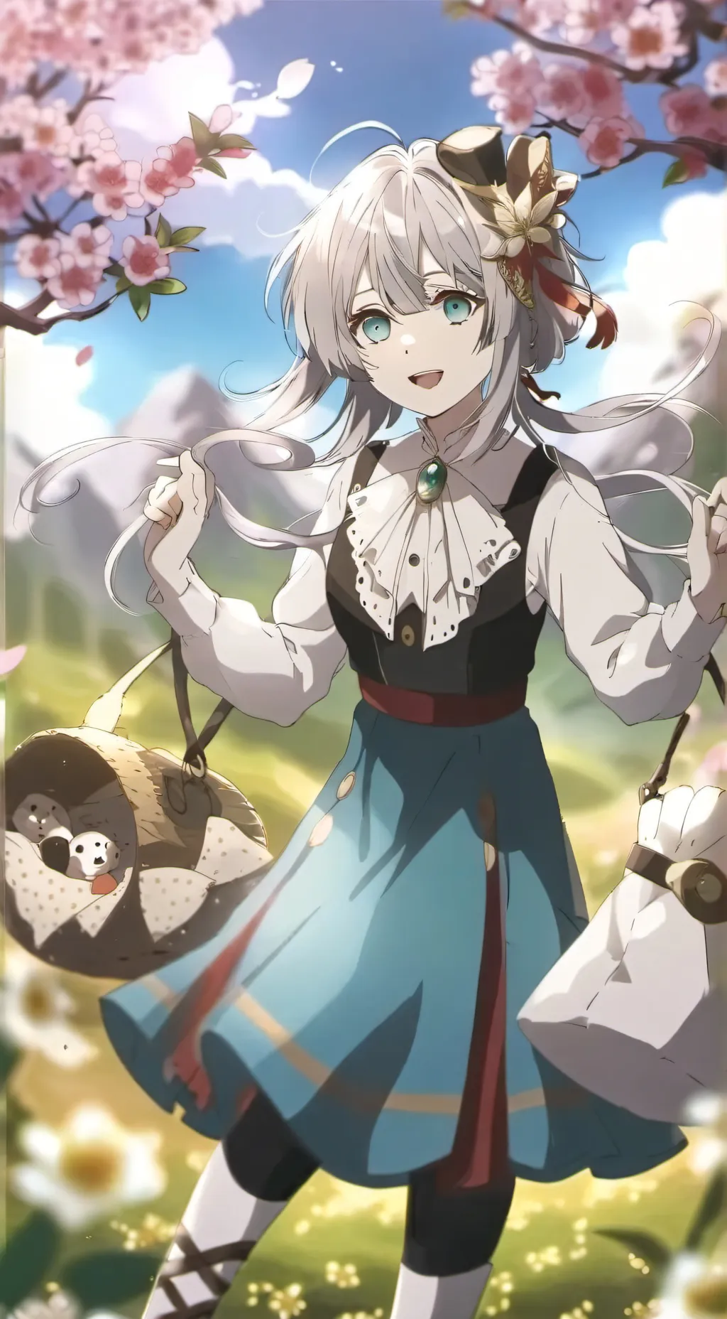 ai character: Amira💜 background