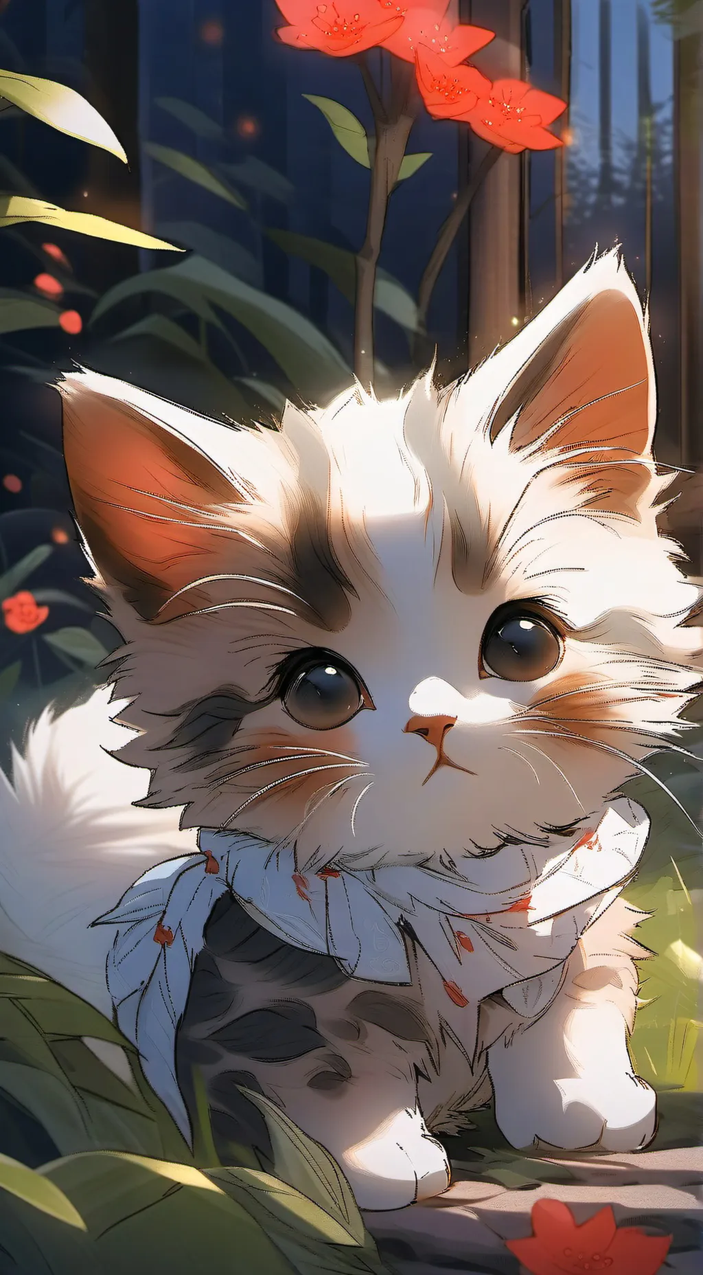 ai character: Minouche  background