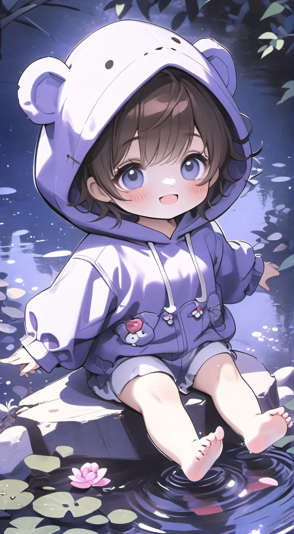 ai character: summer  background