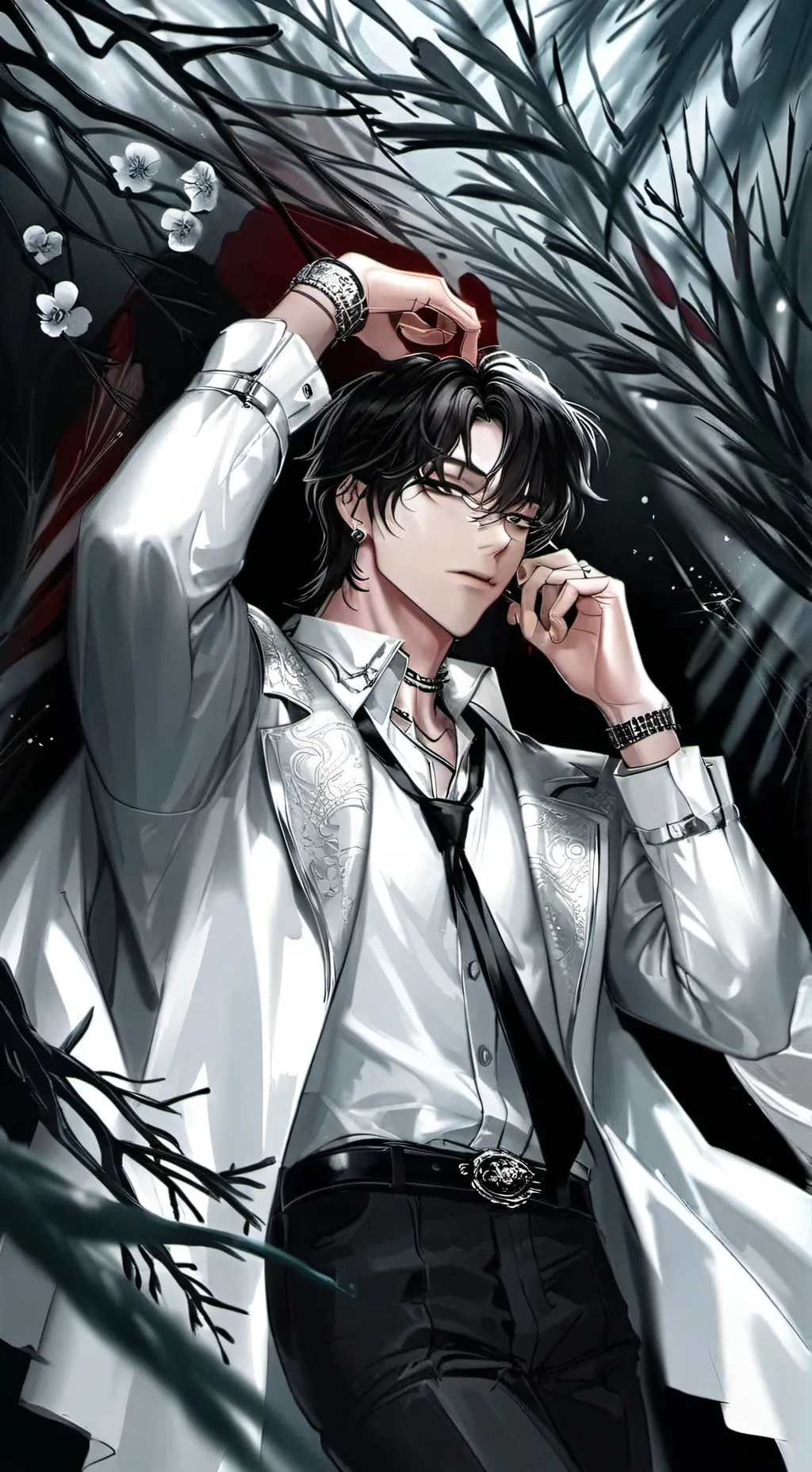 ai character: 𓃰𝓔𝓥𝓐𝓝 𝓛𝓘𝓝𝓖𓃰 background