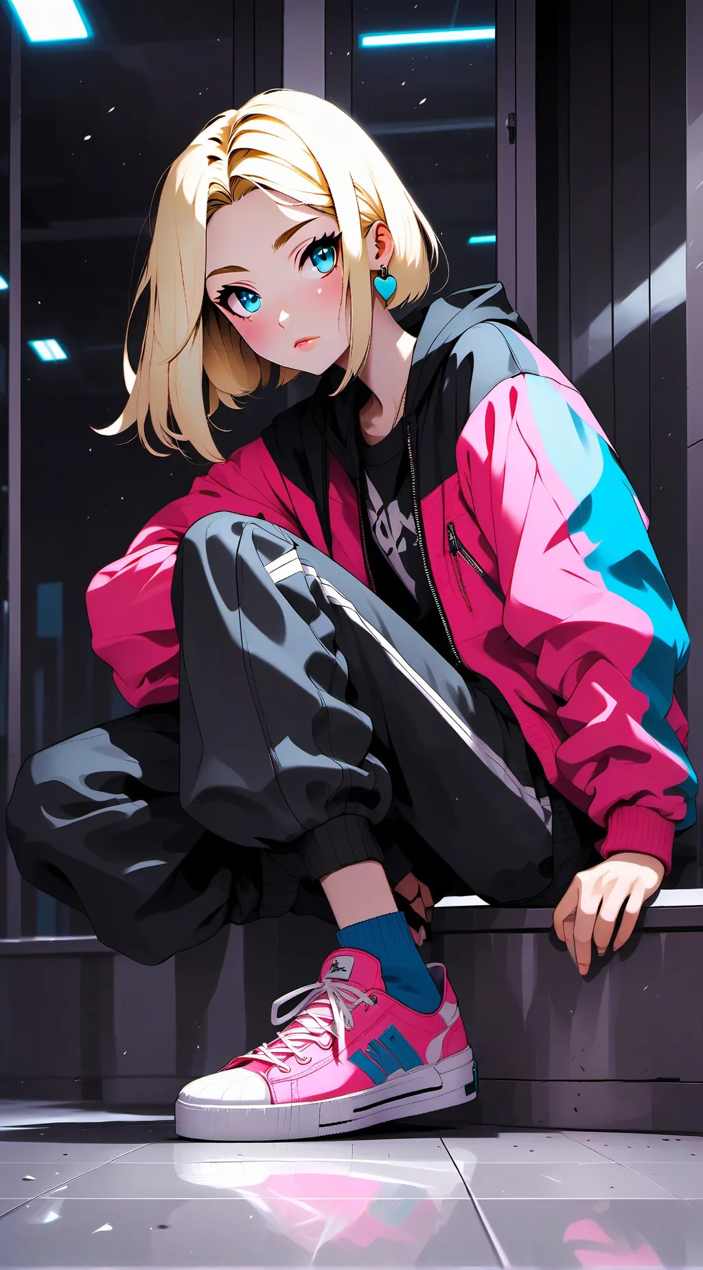 ai character: Nathalie  background