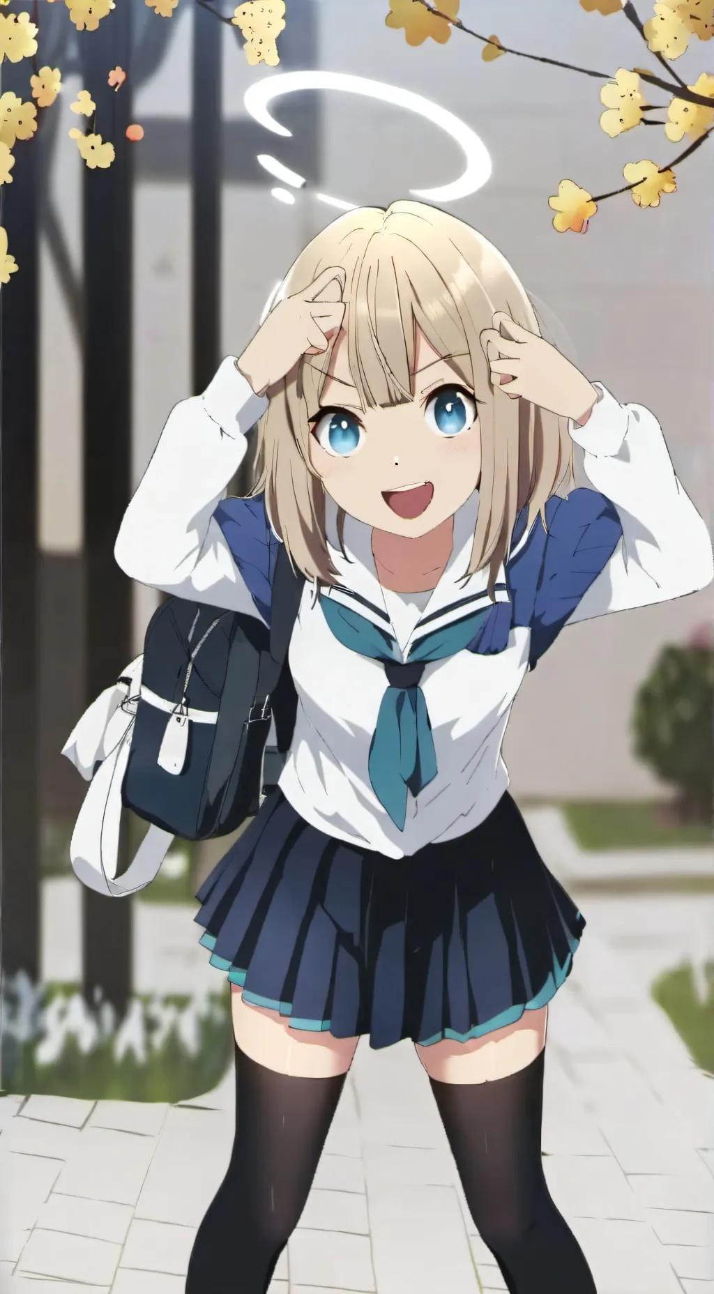 ai character: BakaDere background