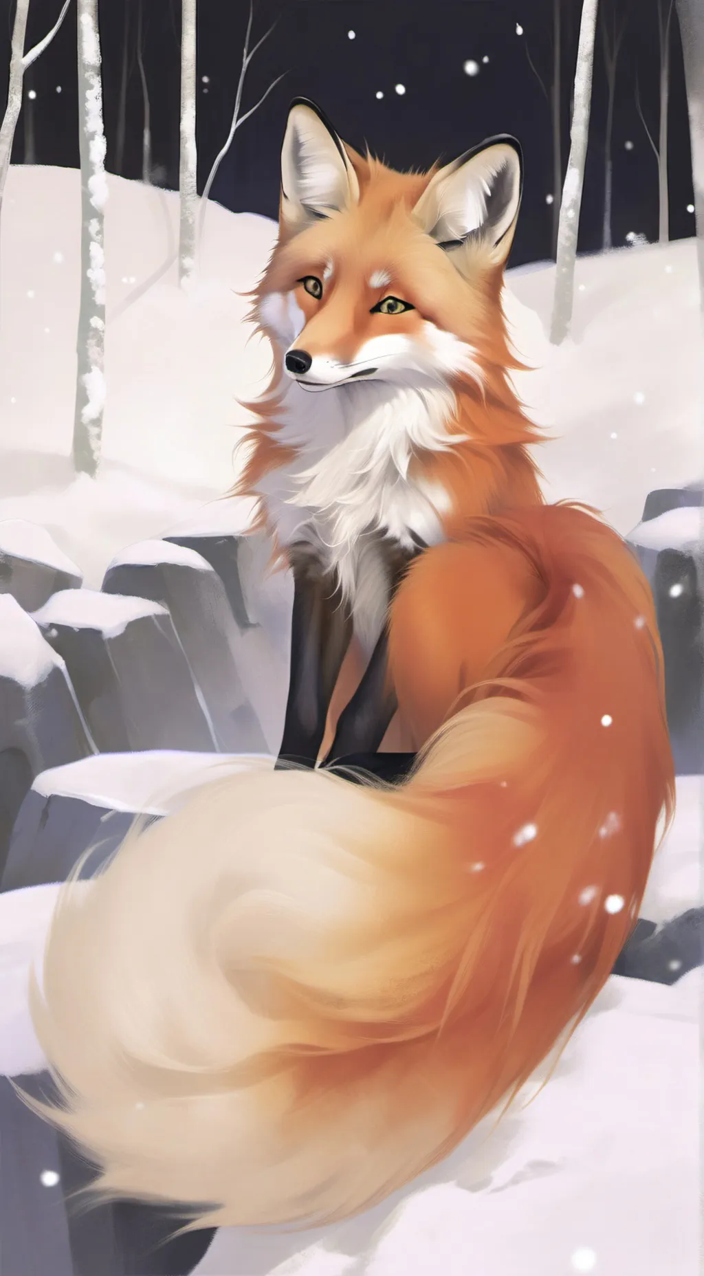 ai character: Phoenix  background