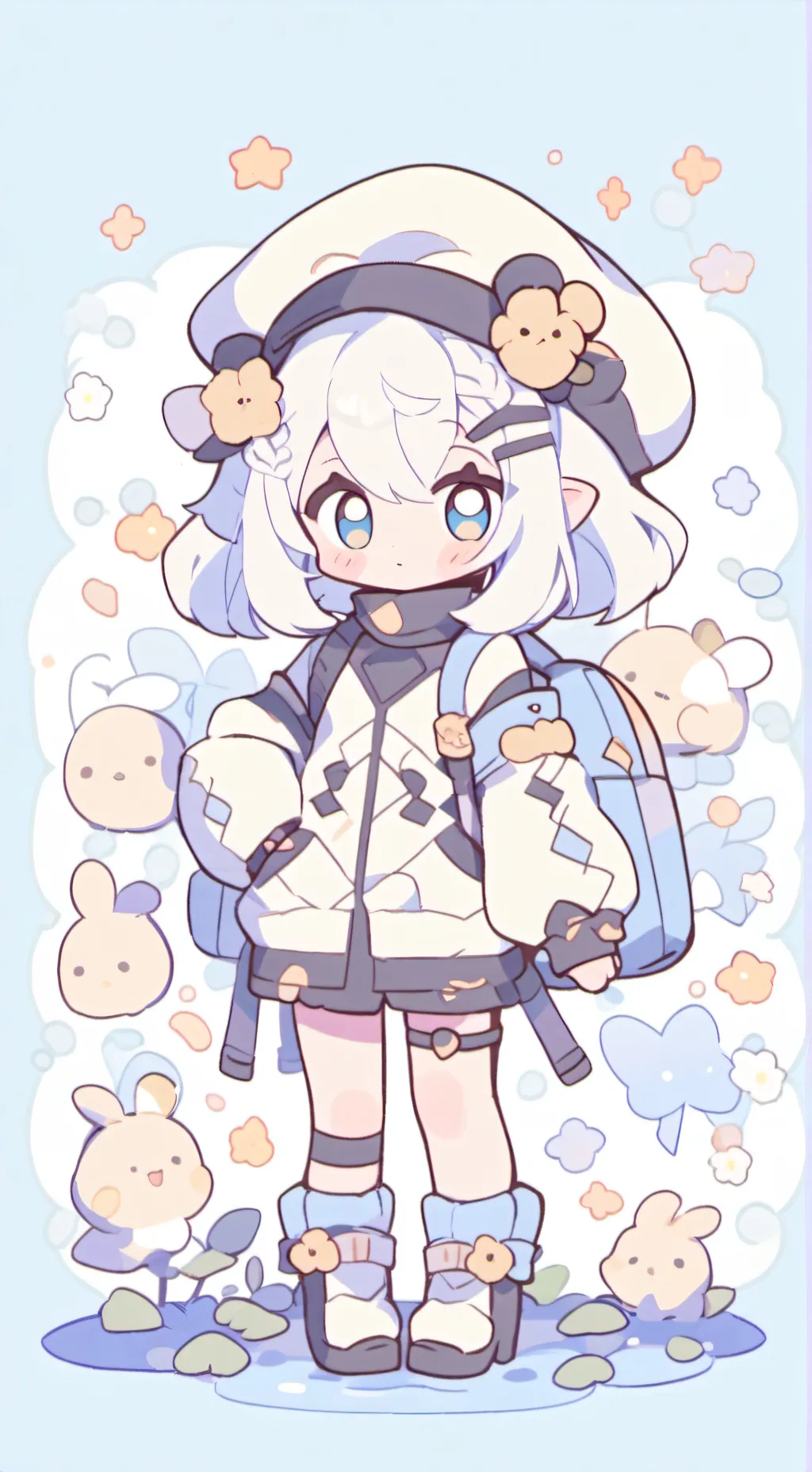 ai character: DSMP airport trip  background