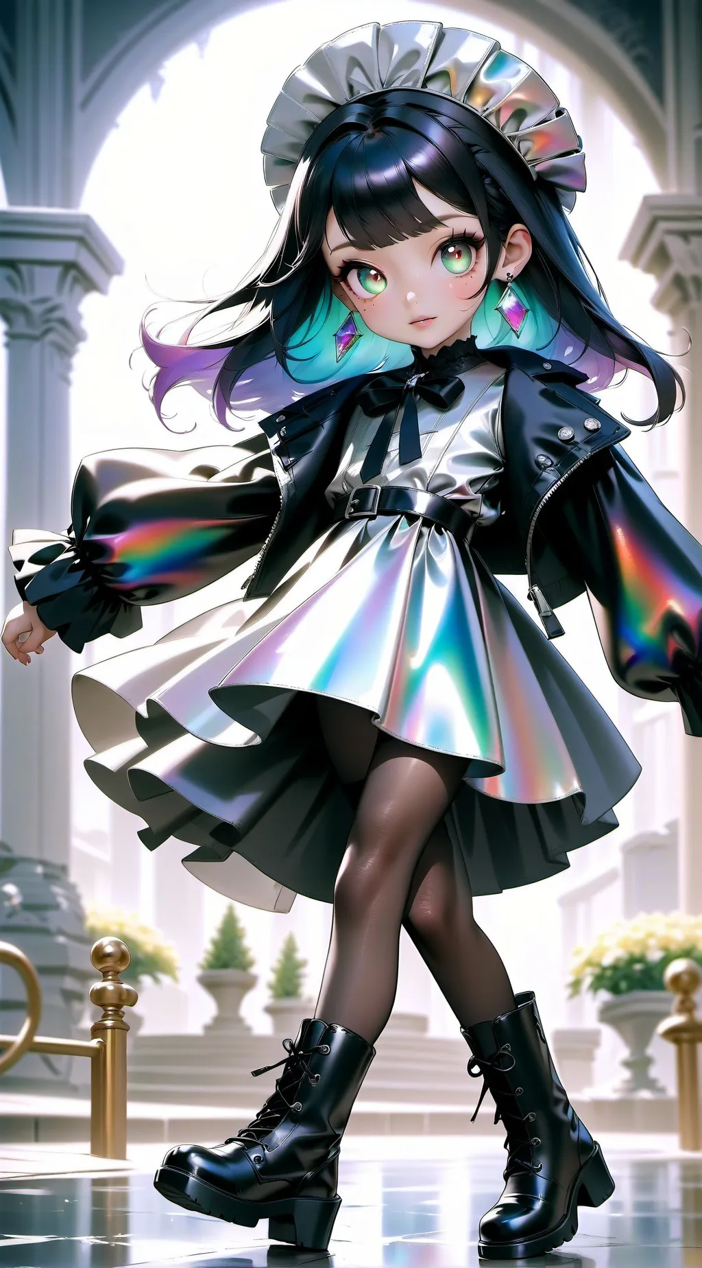 ai character: Lana  background