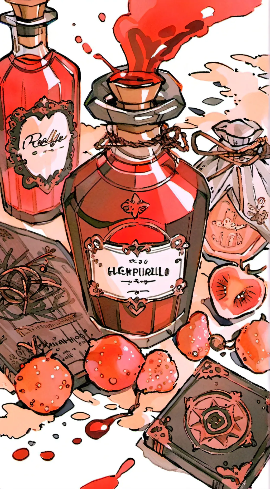 ai character: MHA love potion 2 background