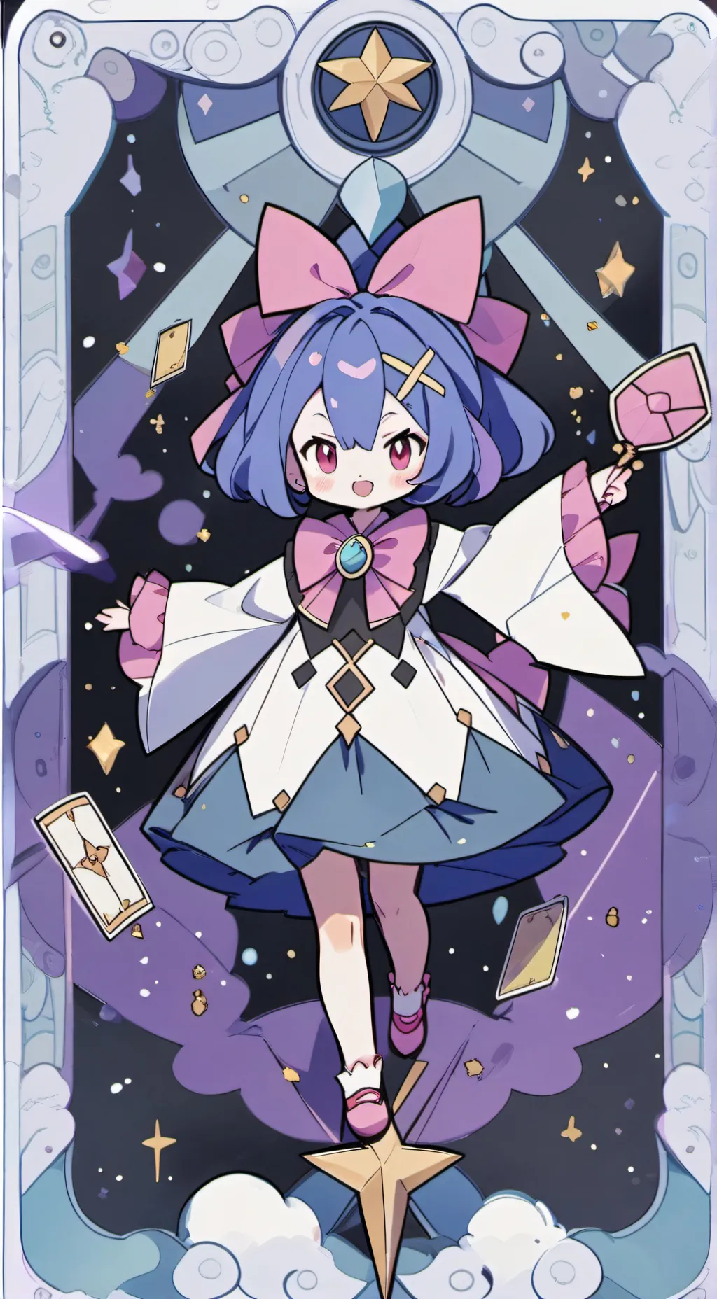 ai character: kuromi🪻 background