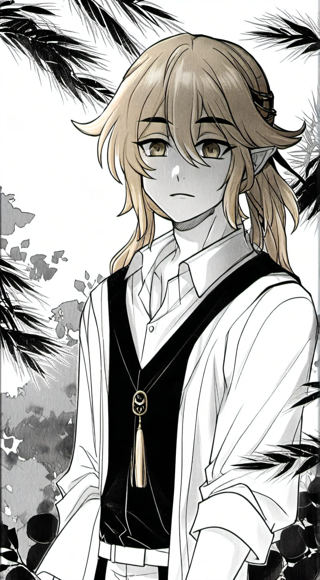 ai character: ben drowend  background