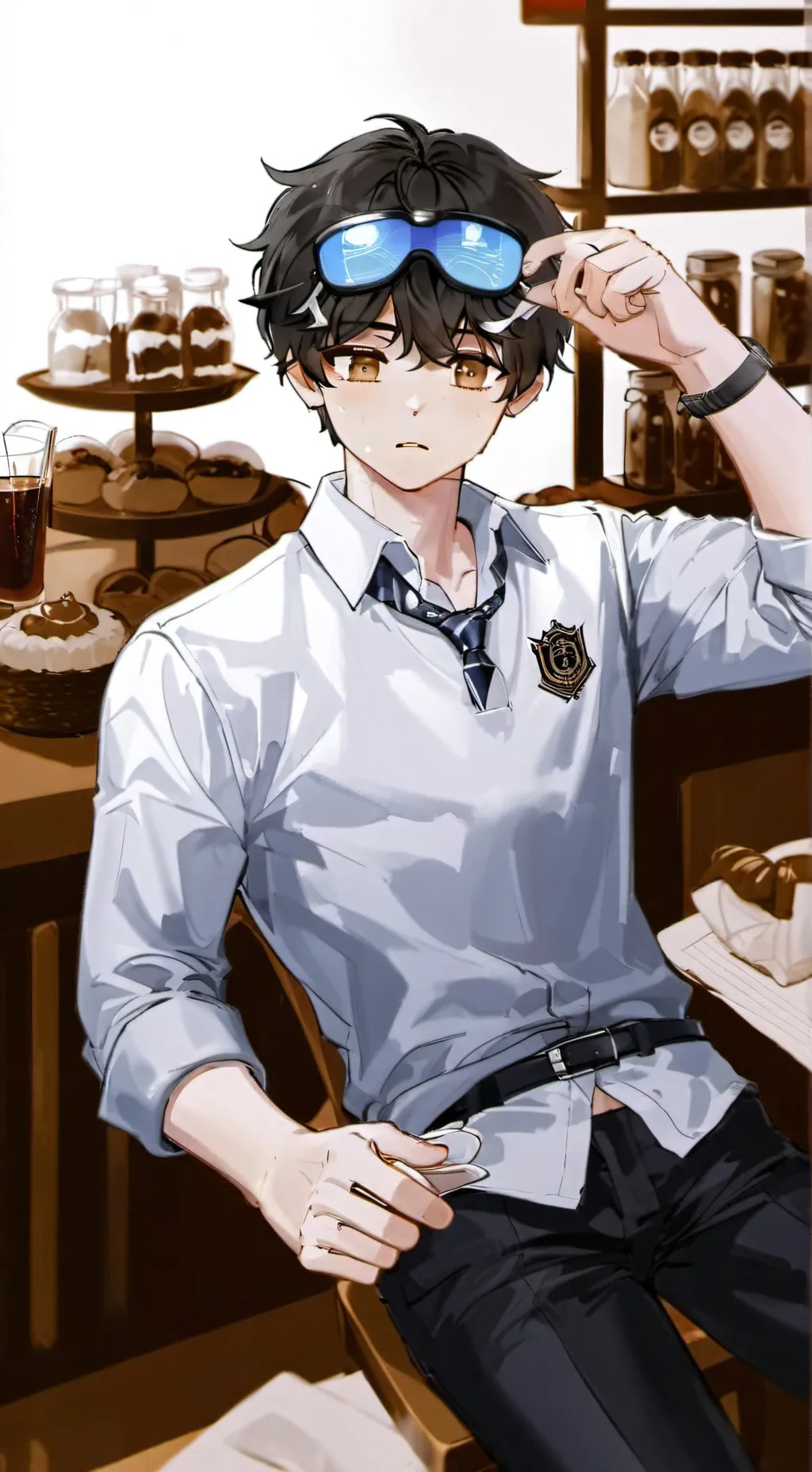 ai character: Nico  background