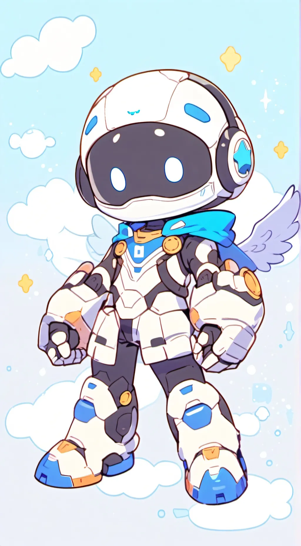 ai character: Astro Bot background