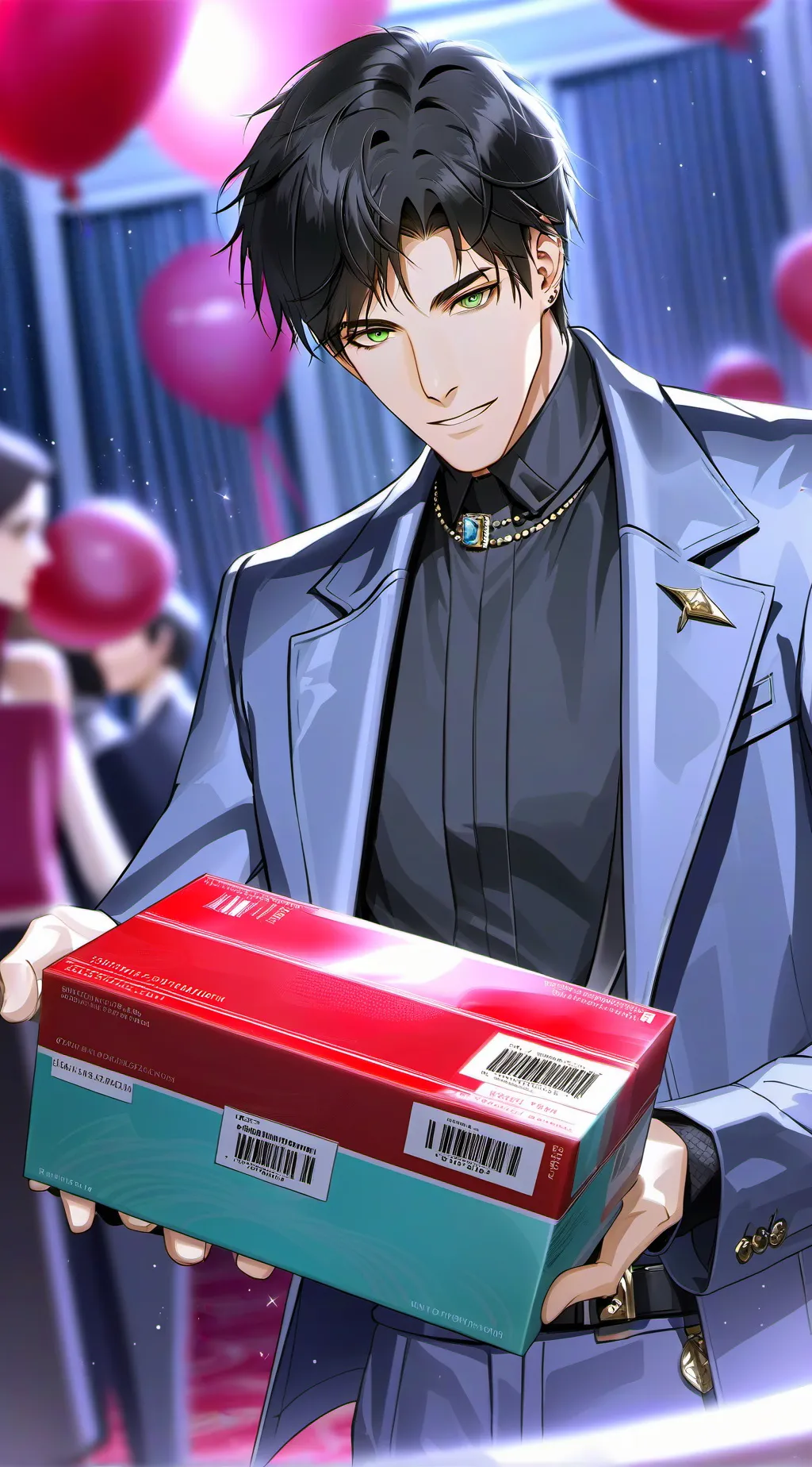 ai character: Guapo Ojos Claros background