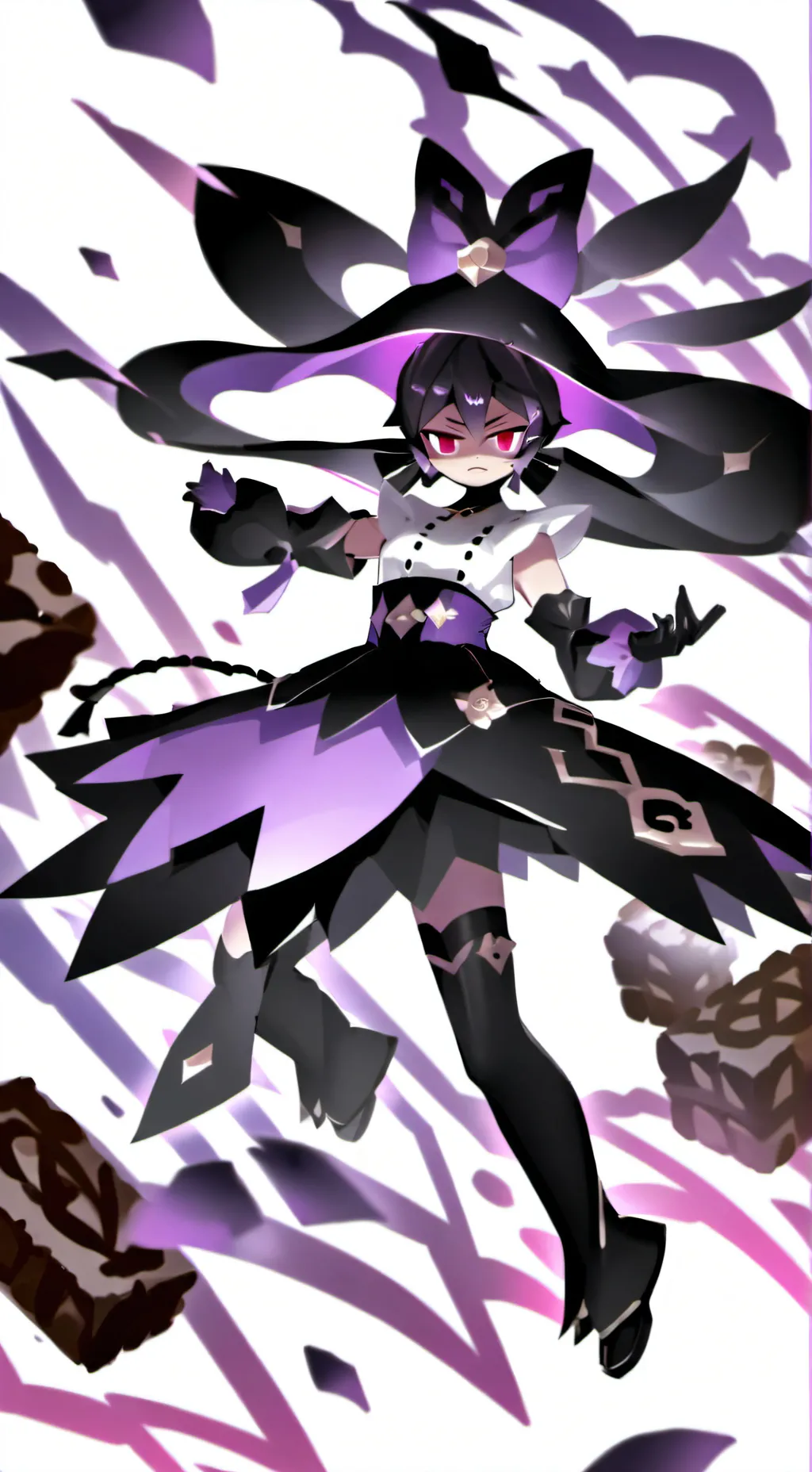 ai character: dark cacao cookie  background