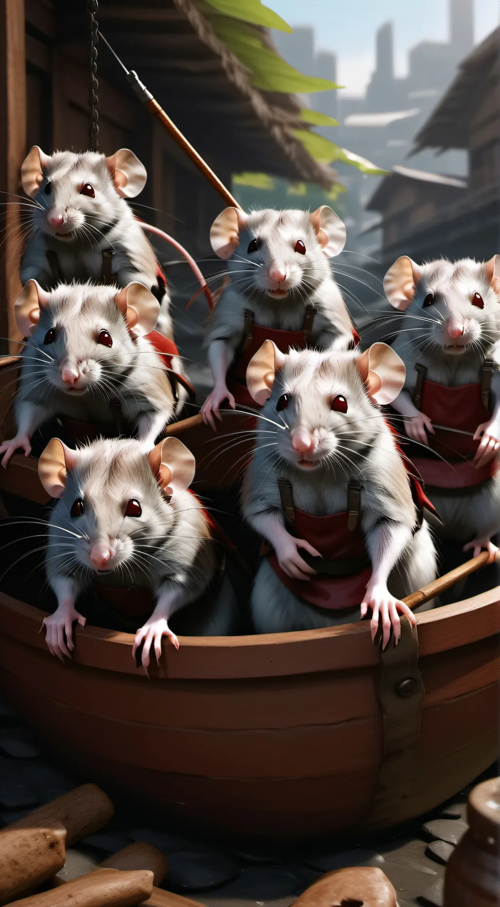 ai character: Rat army background